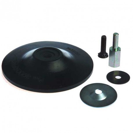 Plateau Caoutchouc Makita 125 Mm - Pour Meuleuse Et Polisseuse - Compatible Multi-marques