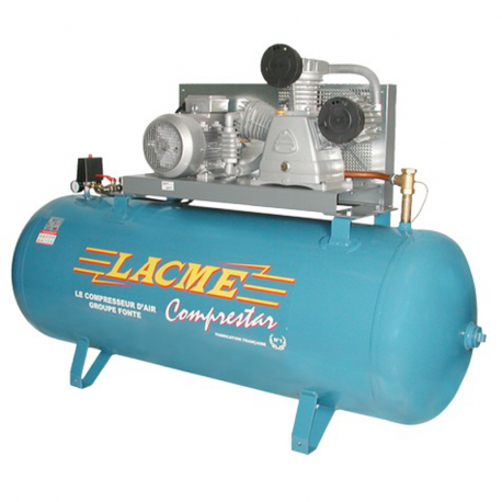 Compresseur Comprestar 5042B HP - 42 m³/h (cuve 500 litres) - 10CV tri - 14bar