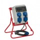 Coffret de chantier Mono 4 prises NF + Arrêt d'urgence IP66