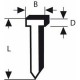 1000 Clou type 47, 1,8 x 23 mm