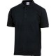 Polo coton manche courte noir AGRA