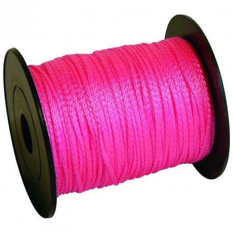 Cordeau fluo rose version 100m fil 1.5mm