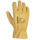 Lot de 10 gants tout fleur de bovin. Hydrofuge. Serrage élastique.