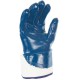 Lot de 10 gants nitrile tout enduit. Enduction lourde. Support coton cousu. Manchette toile.