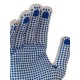 Lot de 10 gants polyamide mousse. Vanisé coton. Picots PVC sur la paume.