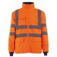 Parka + veste amovible + manches longues amovibles (4x1) Orange/bleu - PARINO