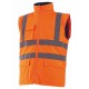 Parka + veste amovible + manches longues amovibles (4x1) Orange/bleu - PARINO