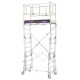 Échafaudage télescopique roulant aluminium, 4,80 m - X-TOWER