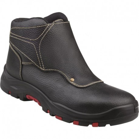 Chaussures hautes avec rabat cuir croupon pigmenté - COBRA4 S3 SRC