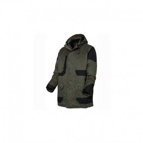 Parka Naturtech Life - Kaki & carbone