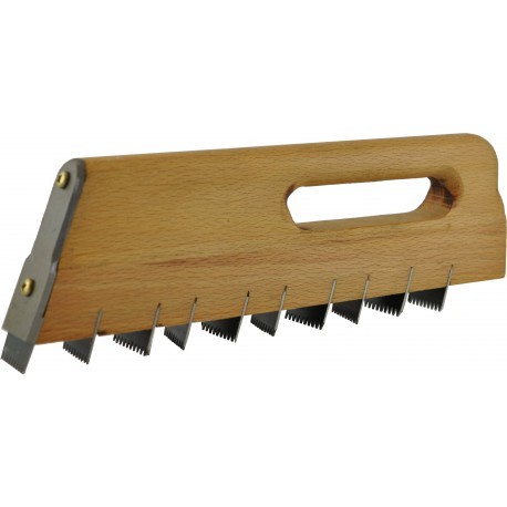 Chemin de fer plat, denté - Lg 250 mm