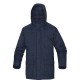 Parka polyester pongéé enduit PVC, Bleu - DARWIN3