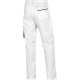 Pantalon de travail Panostyle, Blanc/Gris - M6PAN