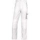 Pantalon de travail Panostyle, Blanc/Gris - M6PAN