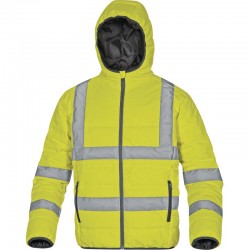 Doudoune matelassée Haute Visibilité, Jaune fluo - DOONHV