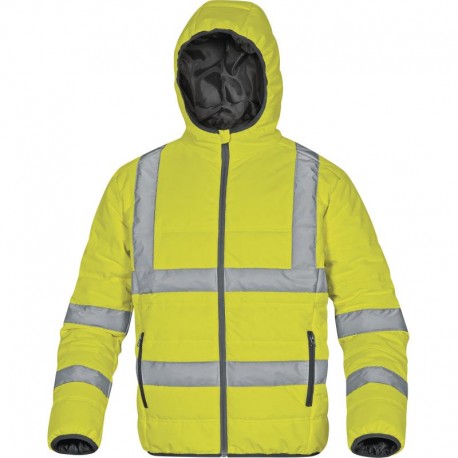 Doudoune matelassée Haute Visibilité, Jaune fluo - DOONHV