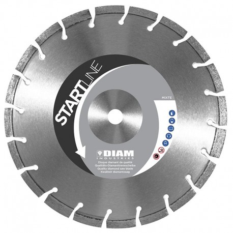 Disque diamant ø300*25,4/20 mixte asphalte, béton