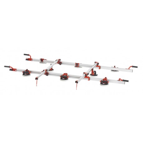 Système de transport EASY MOVE MKIV avec ventouses RV175, avec barres transversales