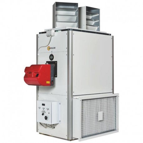 Chauffage fixe avec brûleur gaz naturel 20 mbar, générateur vertical - SF 190