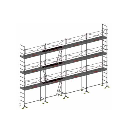 Échafaudage maçon 104 m² - Structure + planchers - DCM49