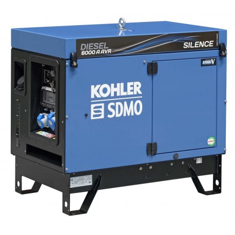 Groupe électrogène diesel 4900 Watts - DIESEL 6000 A SILENCE AVR C5