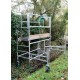 Échafaudage aluminium, spécialiste paysage, hauteur 1,25 m - NATUROLL