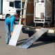 Paire de rampes de chargement aluminium AOS-F 200, charge 510 kg, longueur 2045 mm