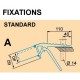 Rampe de chargement repliable aluminium AOS-F 800, charge 975 kg, longueur 2045 mm