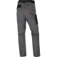 Pantalon de travail MACH 2, Gris/Orange - M2PA3