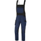 Salopette de travail MACH 2 en polyester/coton, Bleu Marine-Bleu Roi - M2SA3