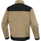 Veste de travail MACH 2 en polyester/coton, Beige - M2VE3