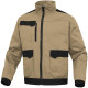 Veste de travail MACH 2 en polyester/coton, Beige - M2VE3