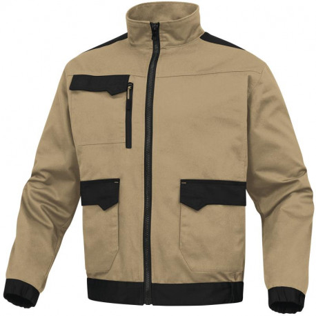 Veste de travail MACH 2 en polyester/coton, Beige - M2VE3