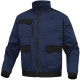 Veste de travail MACH 2 en polyester/coton, Bleu Marine-Bleu Roi - M2VE3
