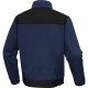 Veste de travail MACH 2 en polyester/coton, Bleu Marine-Bleu Roi - M2VE3