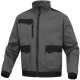 Veste de travail MACH 2 en polyester/coton, Gris-Orange - M2VE3