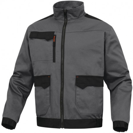 Veste de travail MACH 2 en polyester/coton, Gris-Orange - M2VE3
