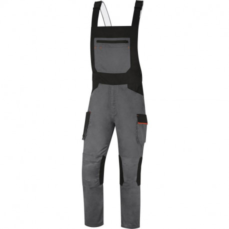 Salopette de travail MACH 2 en polyester/coton, Gris-Orange - M2SA3