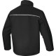 Parka polyester stretch mécanique - imper respirant, Noir - AREN