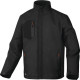 Parka polyester stretch mécanique - imper respirant, Noir - AREN