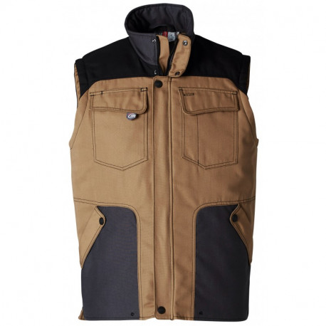 Gilet matelassé Outforce Elite - Camel, Gris & Noir 