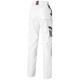 Pantalon Genouillères White & PRO - Blanc/Gris, EJ 84