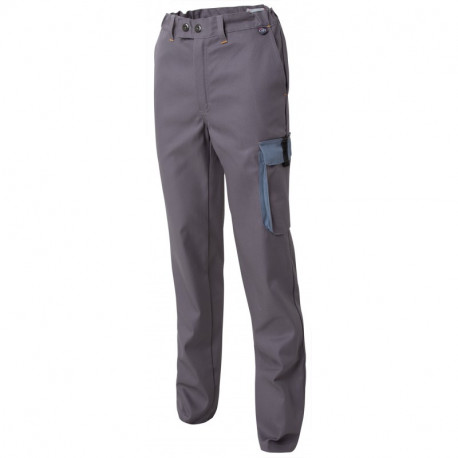 Pantalon Millium - Gris Béton & Bleu