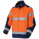 Blouson LUKLIGHT Entretien Industriel - Orange & Marine