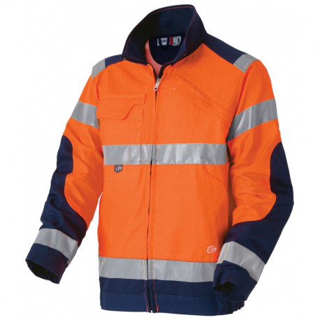 Blouson LUKLIGHT Entretien Industriel - Orange & Marine