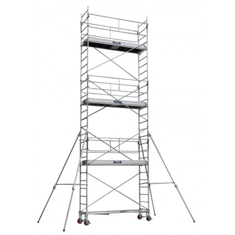 Echafaudage roulant acier, Intérieur/Extérieur - ROLLSTAR 254