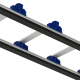 Echelle de toit - EVOKLIP, Pack 390 mm, 6,30 m