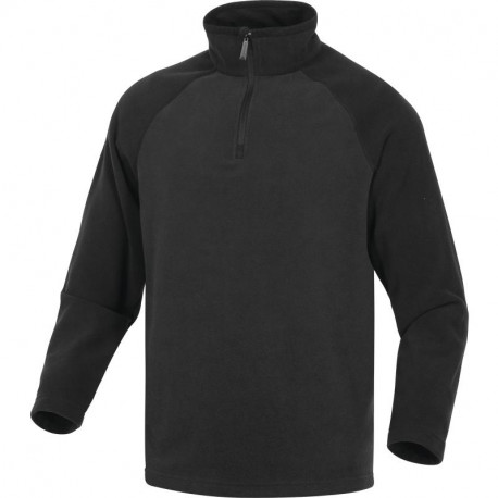 Sous-Pull laine polyester, Gris-Noir - ALMA
