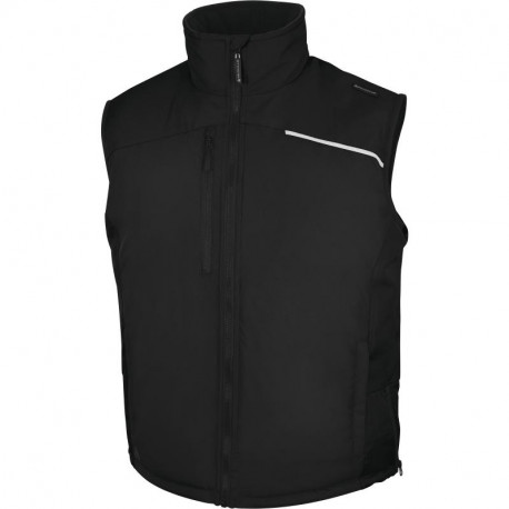 Gilet polyester pongée enduit PVC, Noir - FIDJI 3