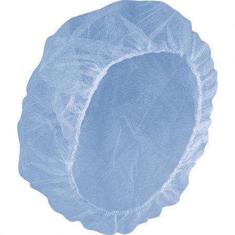 Boite de 100 charlotte ronde polypropylène, Bleu